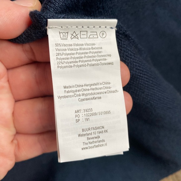 Yest Colorblock long cardigan nwt size 12 - Picture 4 of 6